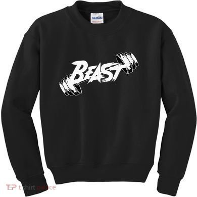 Beast Performance Motivation Graphic Kids Sweatshirt