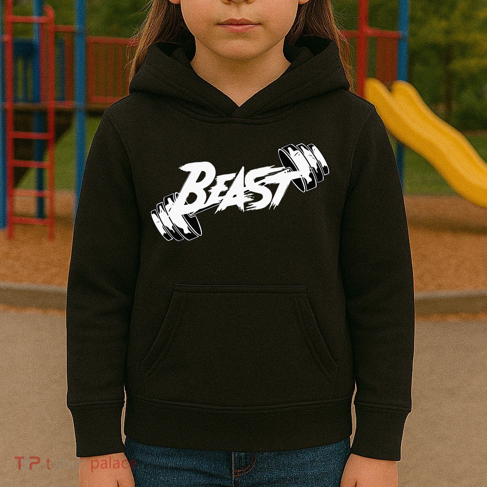 Beast Performance Motivation Graphic Kids Hoodie