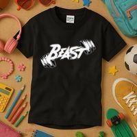 Beast Performance Motivation Graphic Kids T-Shirt thumb 3