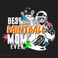 Best Paintball Mom Ever Ball Funny Mothers Day Gift Beanie thumb 2