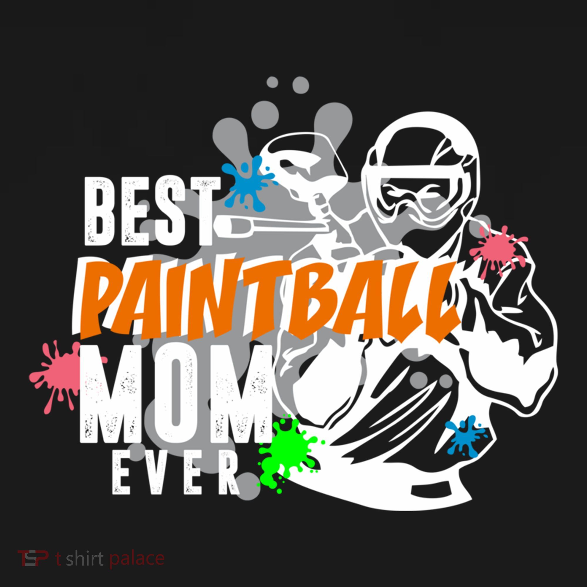 Best Paintball Mom Ever Ball Funny Mothers Day Gift Women's Hoodie