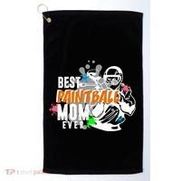 Best Paintball Mom Ever Ball Funny Mothers Day Gift Golf Towel thumb 0