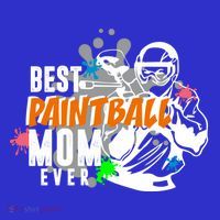Best Paintball Mom Ever Ball Funny Mothers Day Gift Long Sleeve Shirt thumb 2