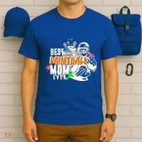 Best Paintball Mom Ever Ball Funny Mothers Day Gift T-Shirt thumb 6