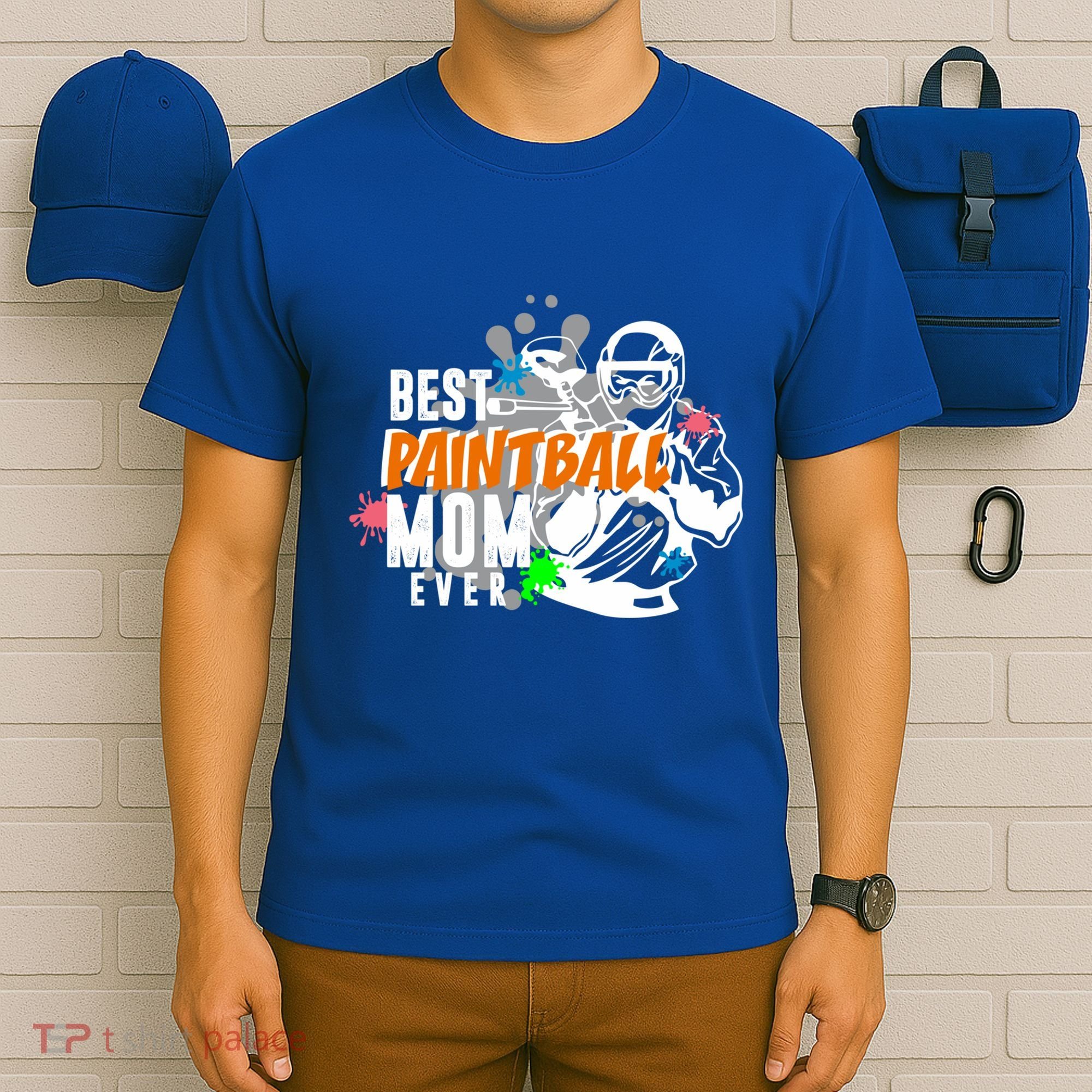 Best Paintball Mom Ever Ball Funny Mothers Day Gift T-Shirt