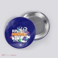 Best Paintball Mom Ever Ball Funny Mothers Day Gift Button thumb 0
