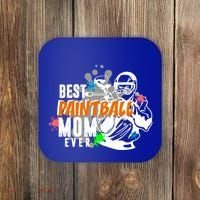 Best Paintball Mom Ever Ball Funny Mothers Day Gift Coaster thumb 0