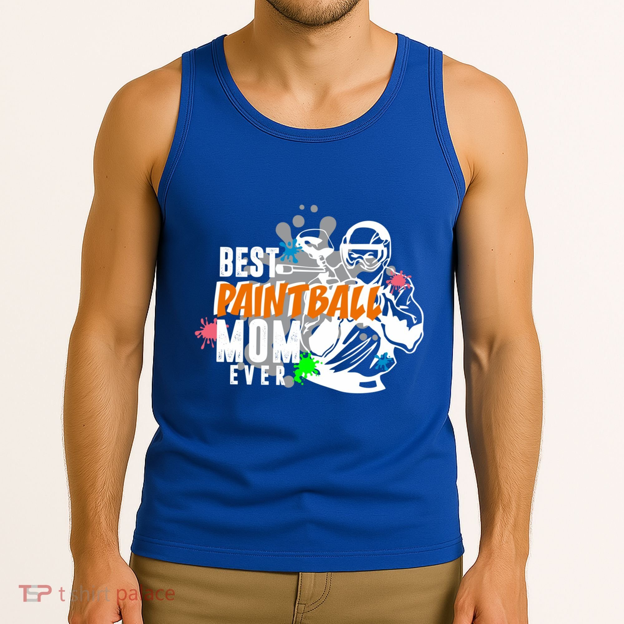 Best Paintball Mom Ever Ball Funny Mothers Day Gift Tank Top