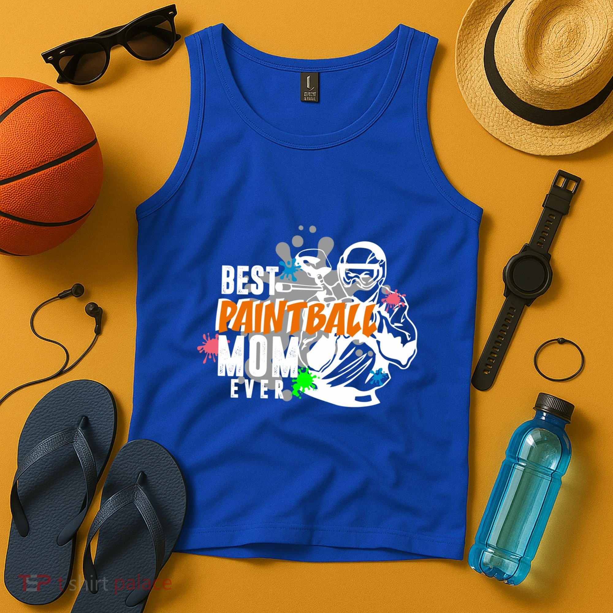 Best Paintball Mom Ever Ball Funny Mothers Day Gift Tank Top
