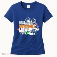 Best Paintball Mom Ever Ball Funny Mothers Day Gift Women's T-Shirt thumb 0
