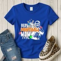 Best Paintball Mom Ever Ball Funny Mothers Day Gift Women's T-Shirt thumb 3