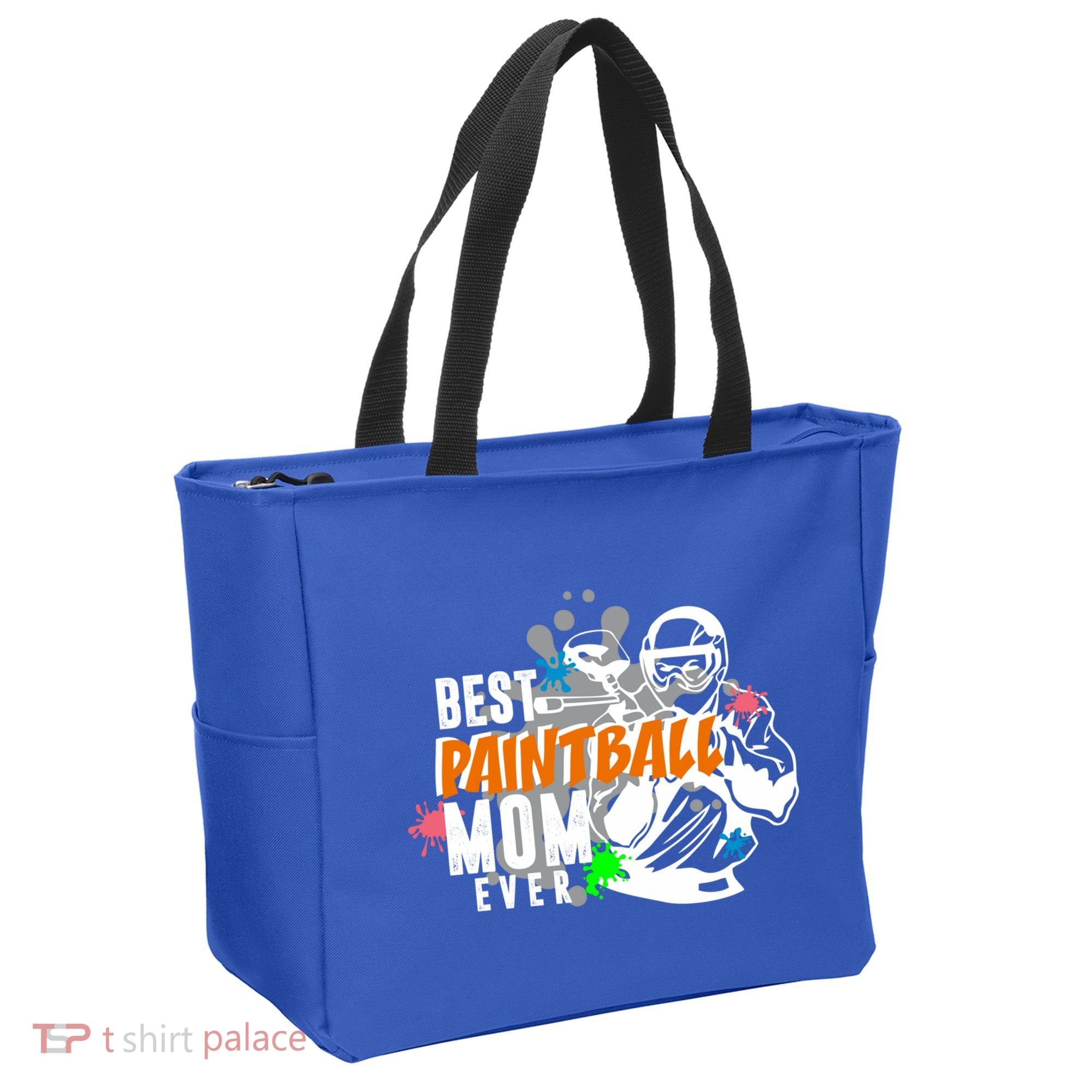 Best Paintball Mom Ever Ball Funny Mothers Day Gift Tote Bag