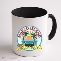 Beach Please Marco Island Florida Beach Holiday Funny Gift Coffee Mug thumb 1