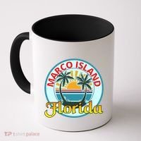 Beach Please Marco Island Florida Beach Holiday Funny Gift Coffee Mug thumb 0