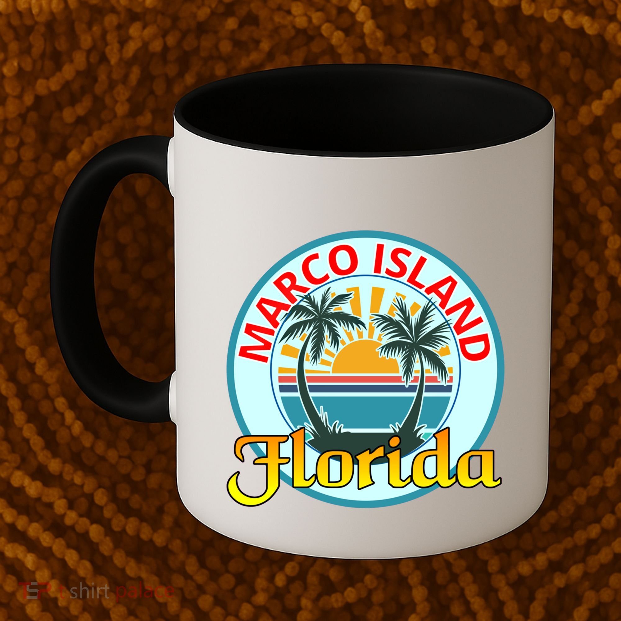 Beach Please Marco Island Florida Beach Holiday Funny Gift Coffee Mug