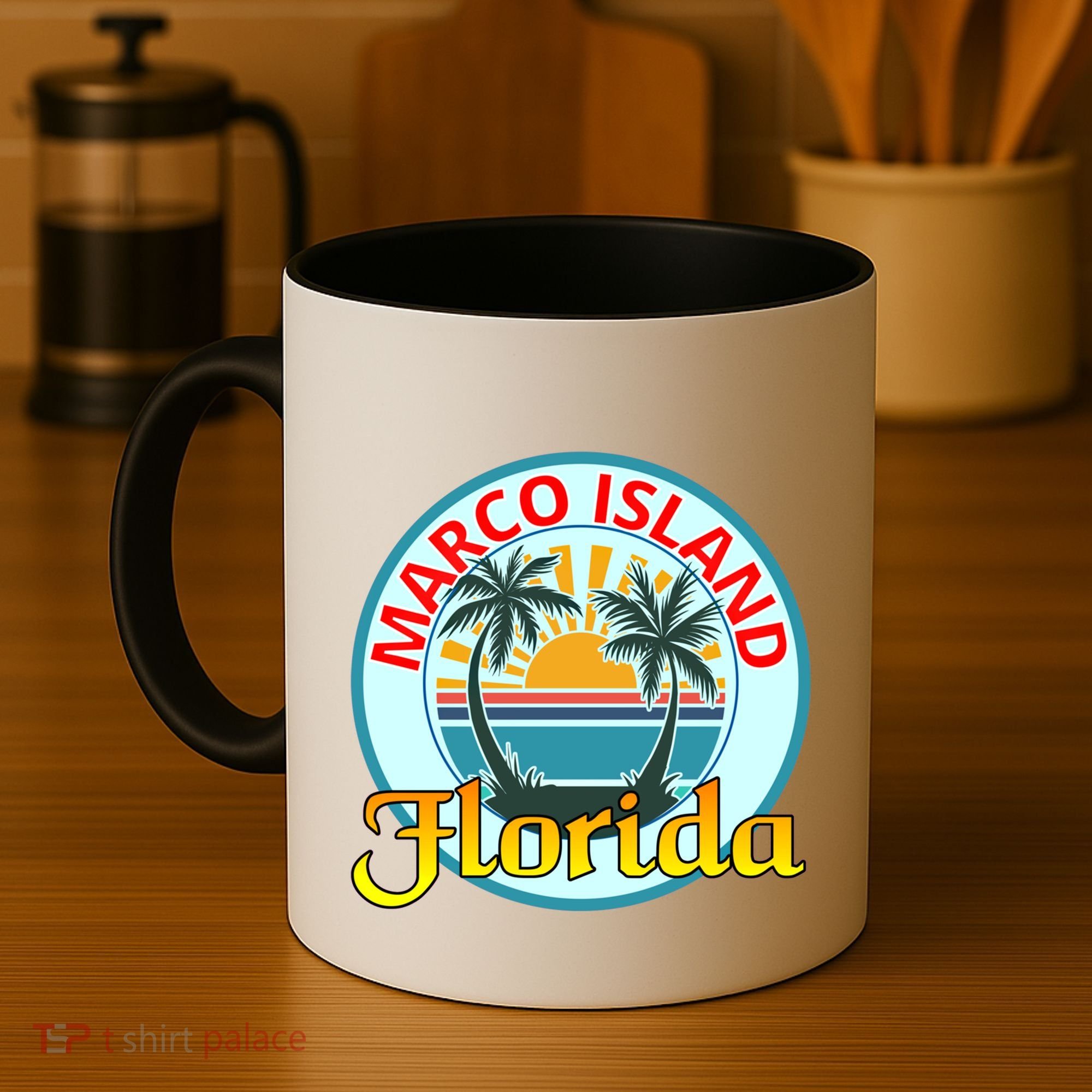 Beach Please Marco Island Florida Beach Holiday Funny Gift Coffee Mug