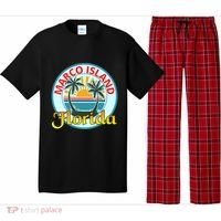 Beach Please Marco Island Florida Beach Holiday Funny Gift Pajama Set thumb 0