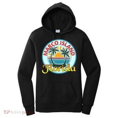 Beach Please Marco Island Florida Beach Holiday Funny Gift Women's Hoodie
