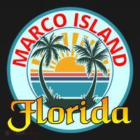 Beach Please Marco Island Florida Beach Holiday Funny Gift Ornament thumb 1