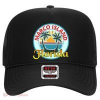 Beach Please Marco Island Florida Beach Holiday Funny Gift Hat thumb 0