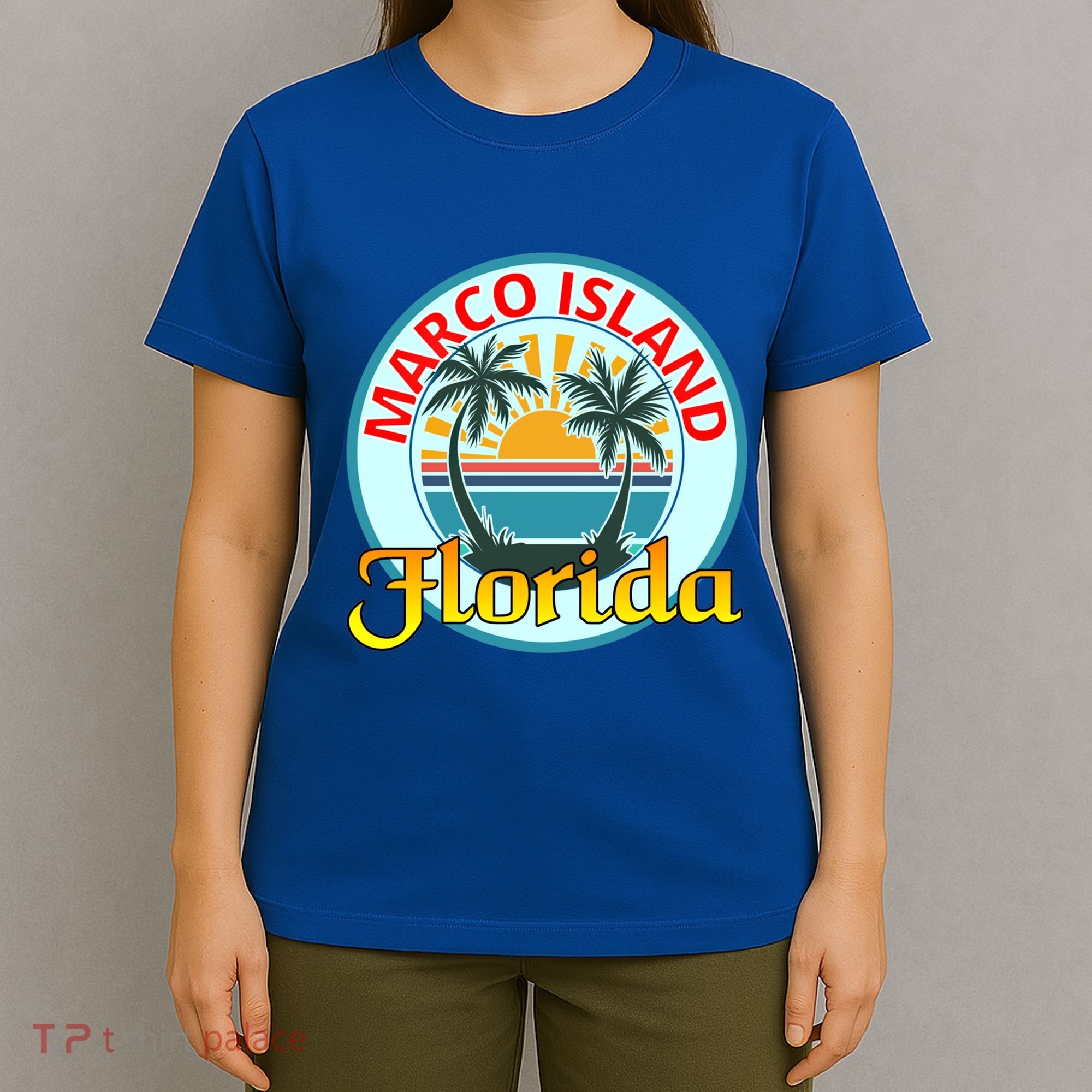 Beach Please Marco Island Florida Beach Holiday Funny Gift T-Shirt