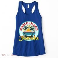 Beach Please Marco Island Florida Beach Holiday Funny Gift Women's Tank Top thumb 0