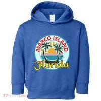 Beach Please Marco Island Florida Beach Holiday Funny Gift Toddler Hoodie thumb 0