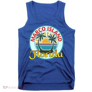 Beach Please Marco Island Florida Beach Holiday Funny Gift Tank Top