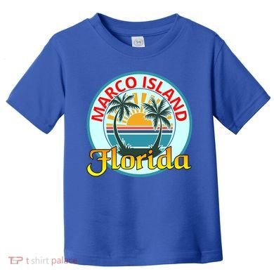 Beach Please Marco Island Florida Beach Holiday Funny Gift Toddler T-Shirt