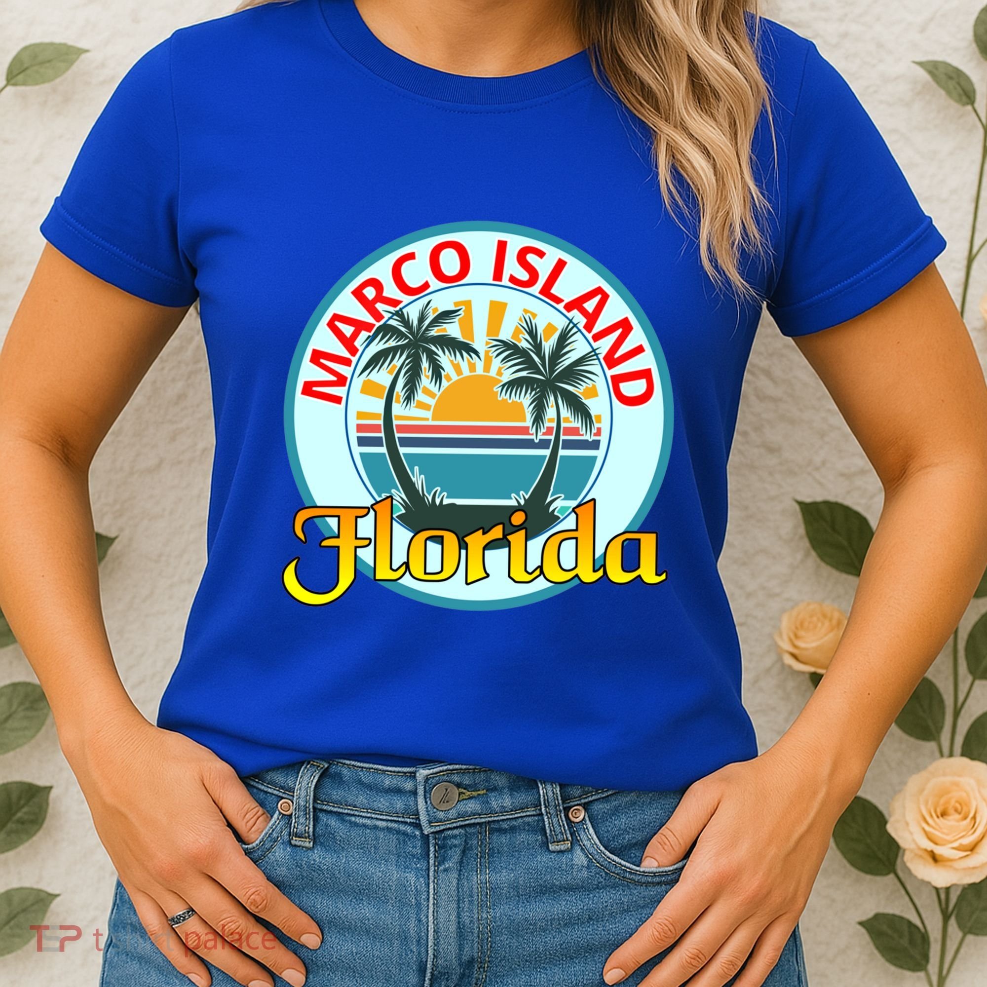 Beach Please Marco Island Florida Beach Holiday Funny Gift Women's T-Shirt