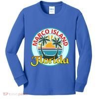 Beach Please Marco Island Florida Beach Holiday Funny Gift Kids Long Sleeve Shirt thumb 0