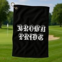Brown Pride Mexican Spanish Hispanic Chicano Og Funny Gift Golf Towel thumb 1