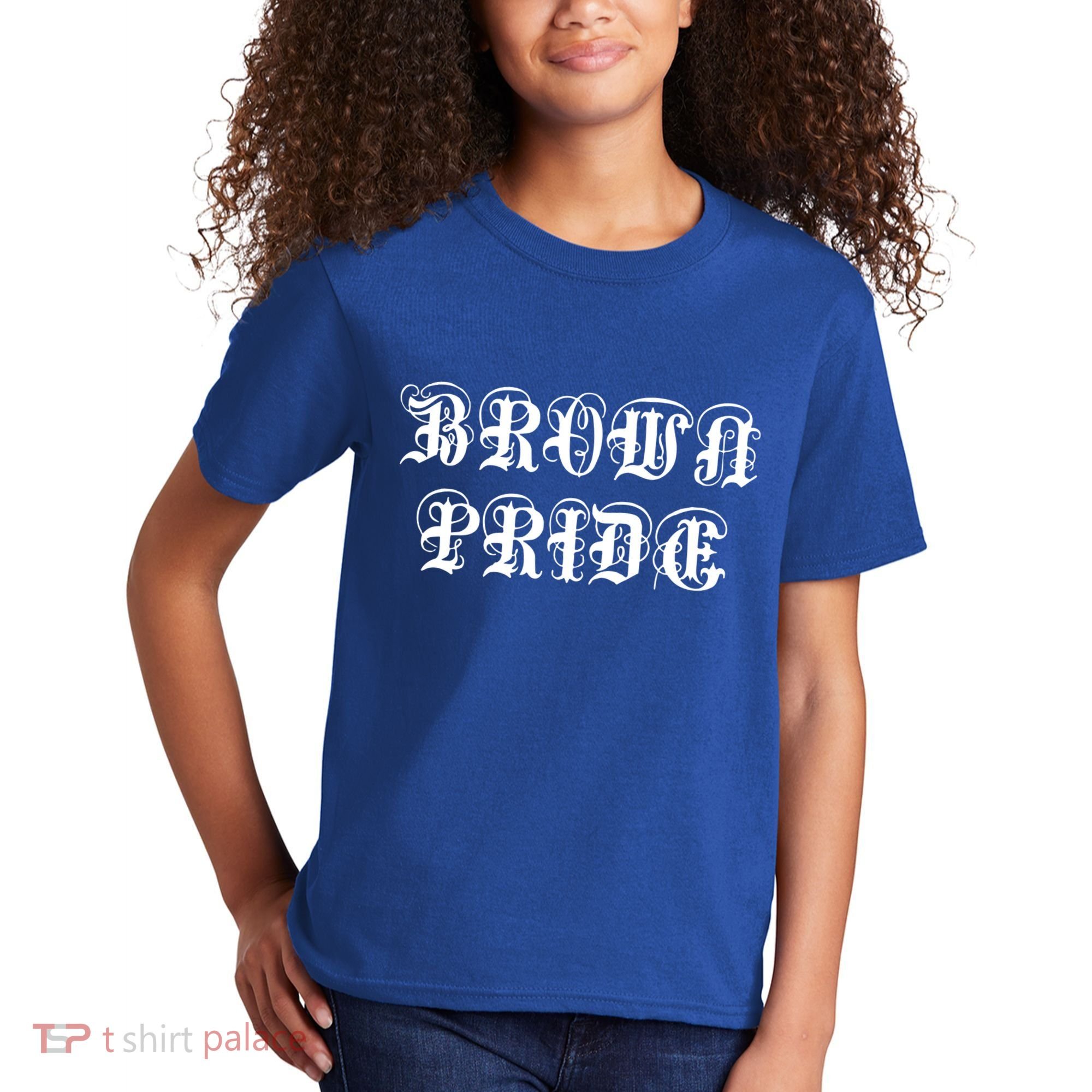 Brown Pride Mexican Spanish Hispanic Chicano Og Funny Gift Kids T-Shirt