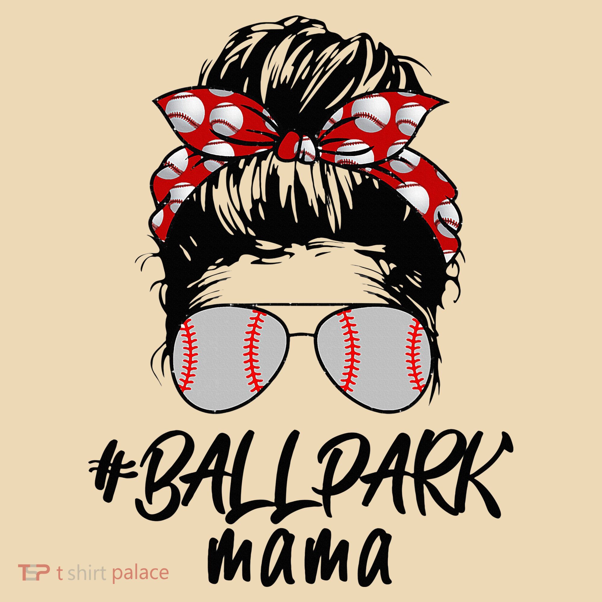 Ball Park Mama. Baseball Softball MotherS Day Ideas For Mom Tote Bag