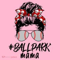 Ball Park Mama. Baseball Softball MotherS Day Ideas For Mom Coaster thumb 2