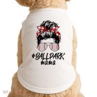 Ball Park Mama. Baseball Softball MotherS Day Ideas For Mom Doggie Tank thumb 0
