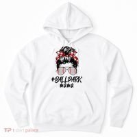 Ball Park Mama. Baseball Softball MotherS Day Ideas For Mom Hoodie thumb 0