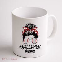Ball Park Mama. Baseball Softball MotherS Day Ideas For Mom Coffee Mug thumb 1