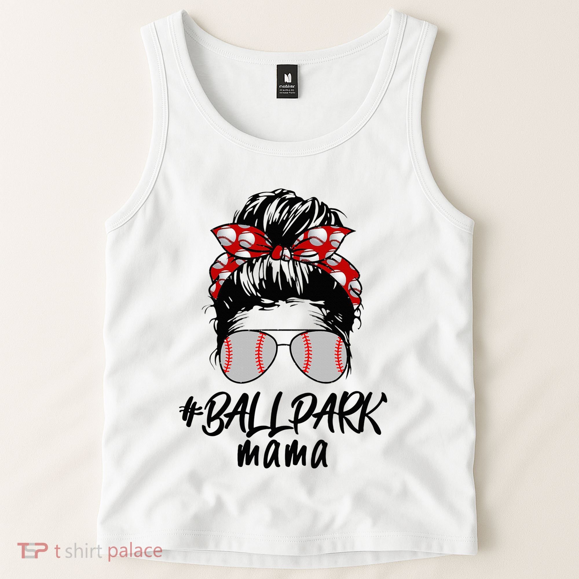 Ball Park Mama. Baseball Softball MotherS Day Ideas For Mom Tank Top