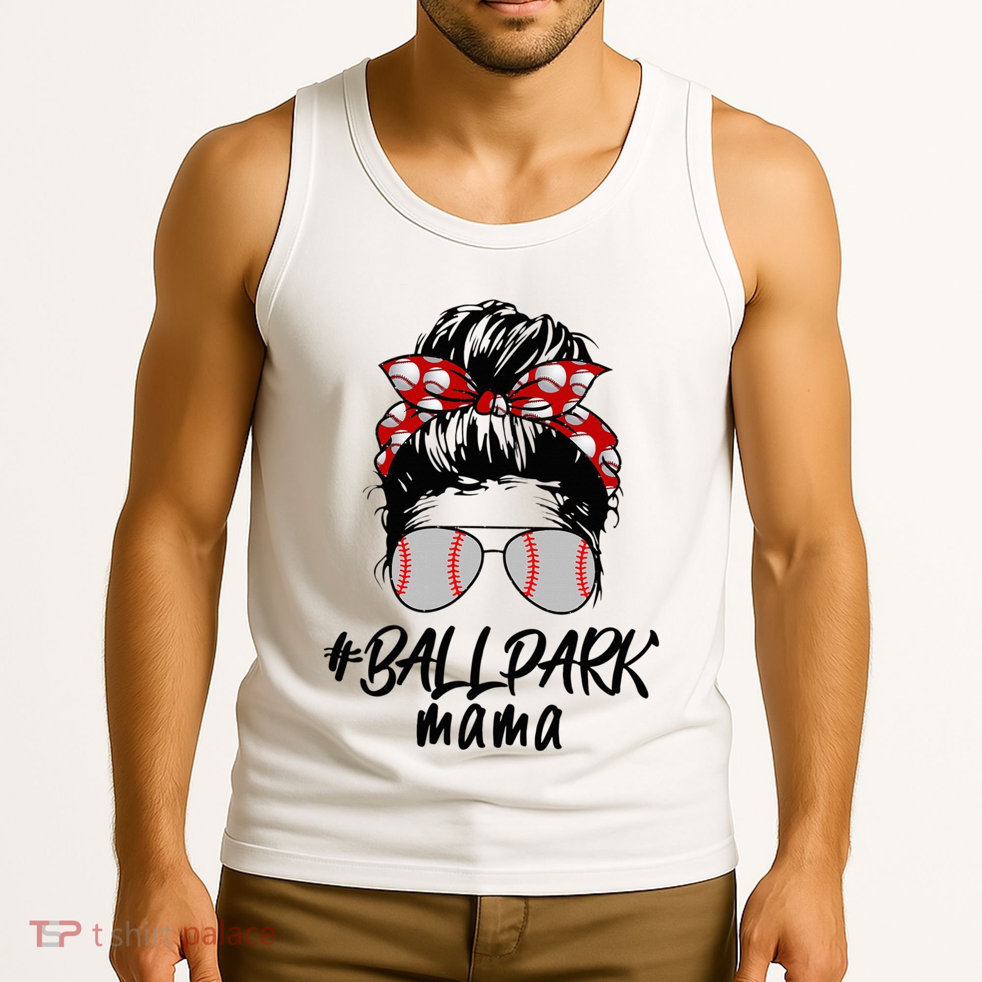 Ball Park Mama. Baseball Softball MotherS Day Ideas For Mom Tank Top
