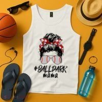 Ball Park Mama. Baseball Softball MotherS Day Ideas For Mom Tank Top thumb 4