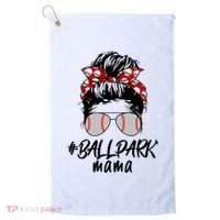Ball Park Mama. Baseball Softball MotherS Day Ideas For Mom Golf Towel thumb 0