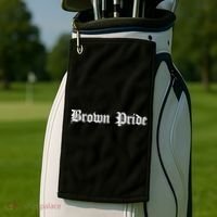 Brown Pride Mexican Native American Chicano Og Latino Golf Towel thumb 2