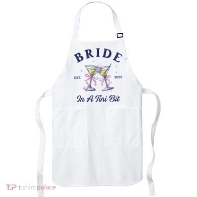 Bachelorette Party Martini Lover Bride An A Tini Bit Bride Apron