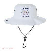 Bachelorette Party Martini Lover Bride An A Tini Bit Bride Bucket Hat thumb 0