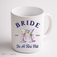 Bachelorette Party Martini Lover Bride An A Tini Bit Bride Coffee Mug thumb 1