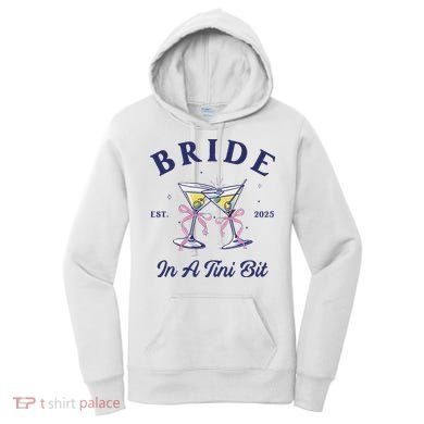Bachelorette Party Martini Lover Bride An A Tini Bit Bride Women's Hoodie