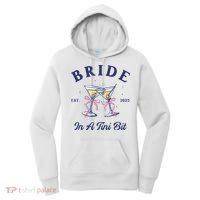 Bachelorette Party Martini Lover Bride An A Tini Bit Bride Women's Hoodie thumb 0