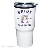 Bachelorette Party Martini Lover Bride An A Tini Bit Bride Tumbler thumb 0