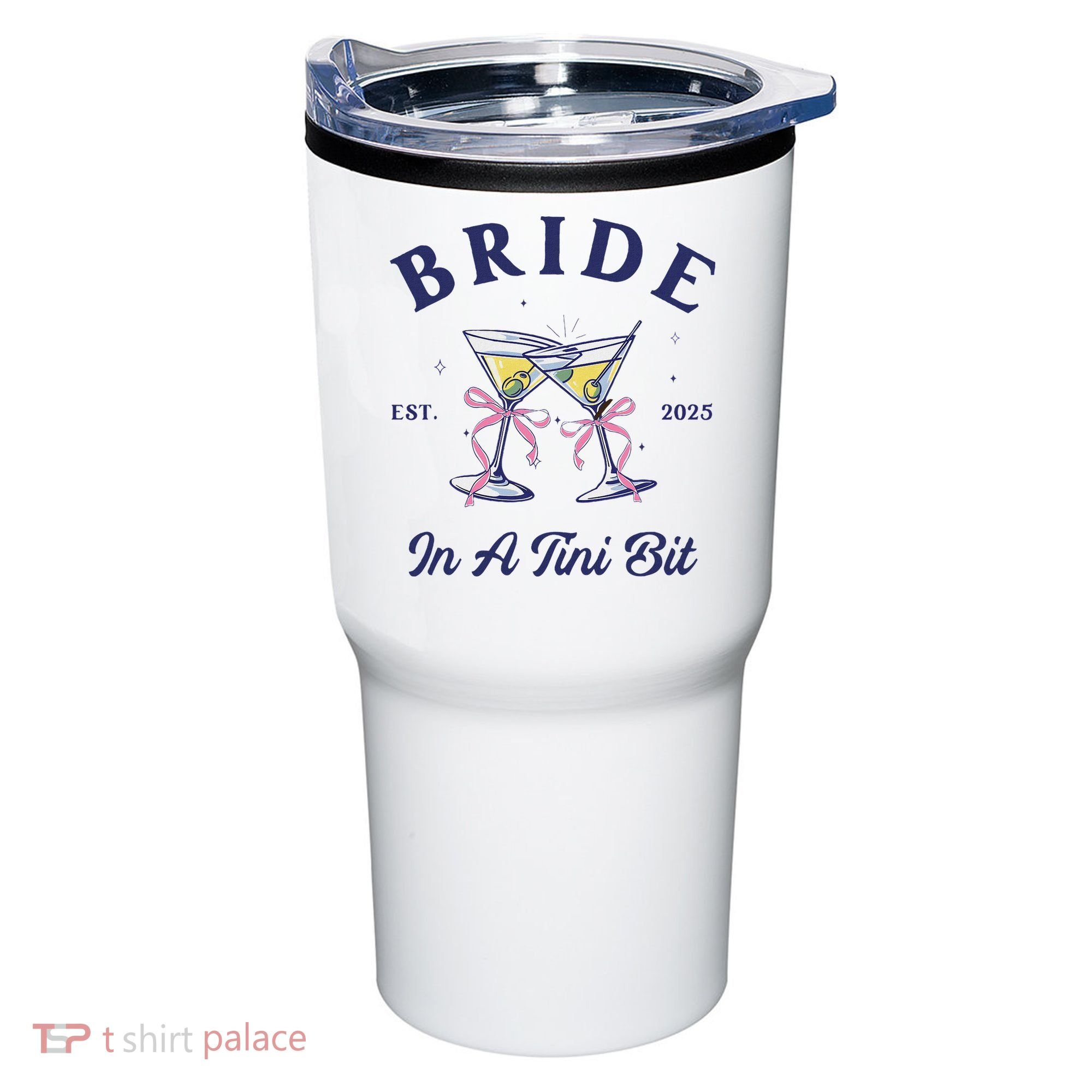 Bachelorette Party Martini Lover Bride An A Tini Bit Bride Tumbler